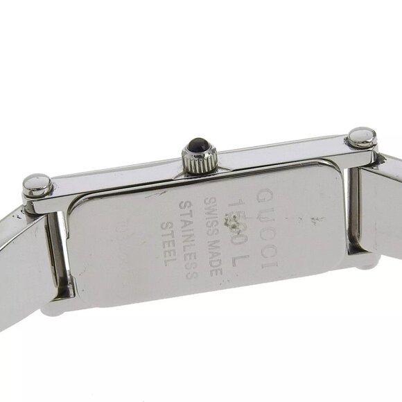 GUCCI Watches 1500L grayDial Stainless Steel Quartz Analog display WomEN - Picture 4 of 10